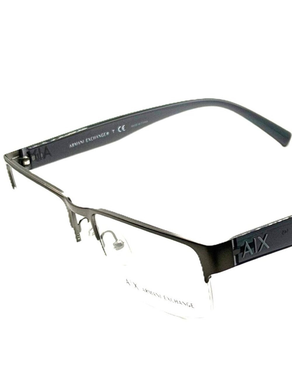NEW ARMANI EXCHANGE AX 1044 6112 GREY MEN EYEGLASSES 56MM 18 145